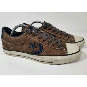 Converse x John Varvatos Distressed Leather All Star Shoes Men's 9 Brown 139738C